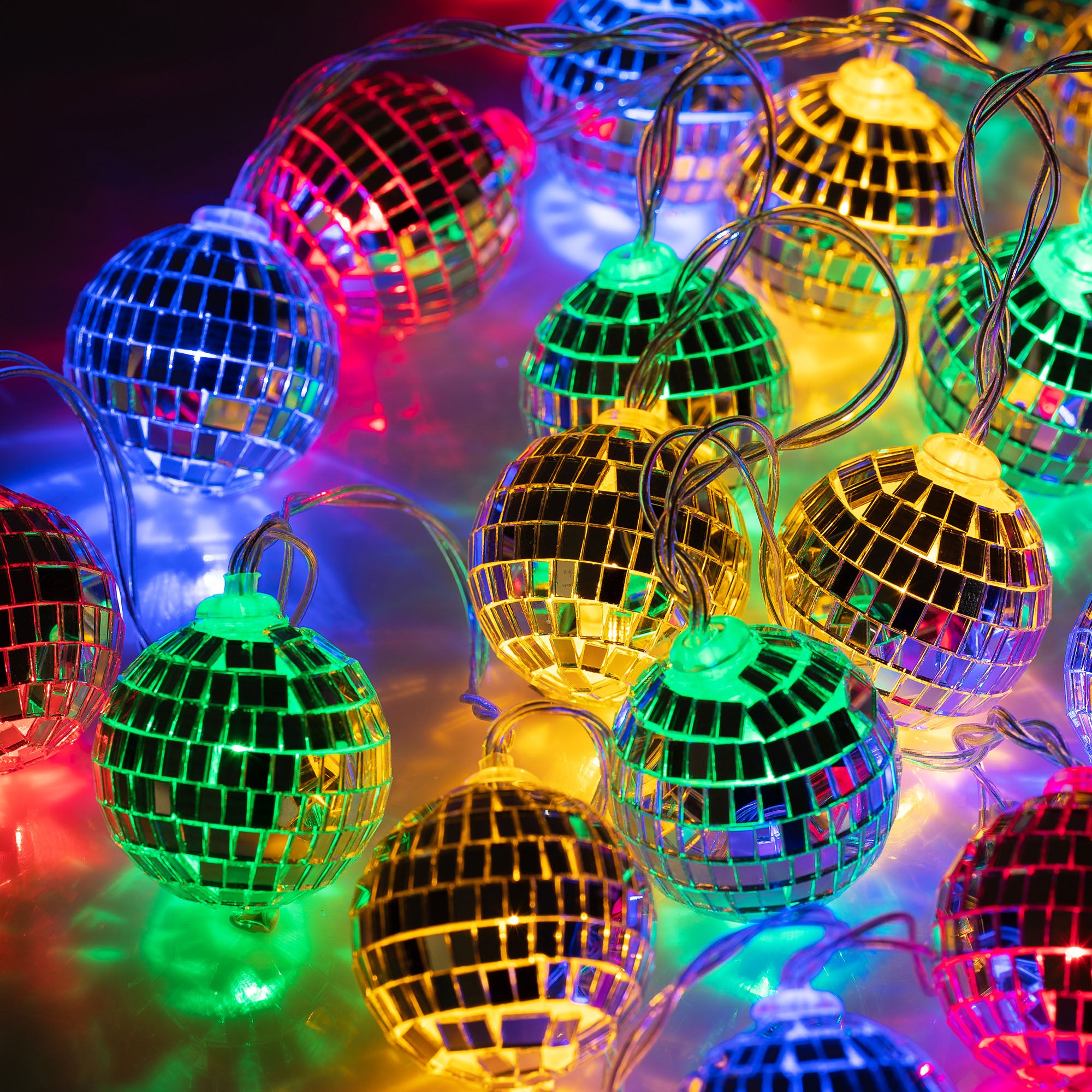 disco ball string lights 6ft, Five Below