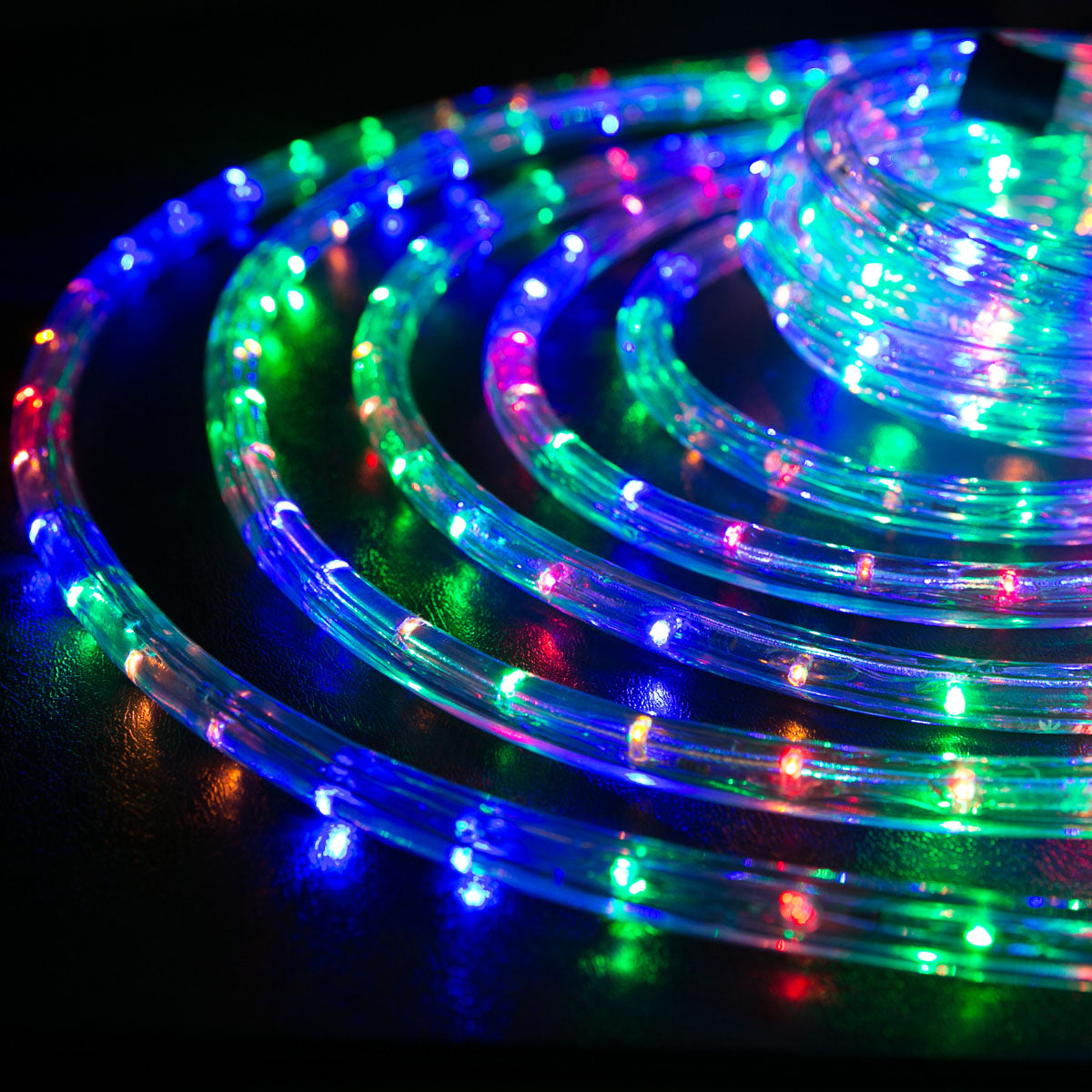 RGB 1/2 Thick LED Rope Lights  IP65 Indoor/Outdoor Lighting